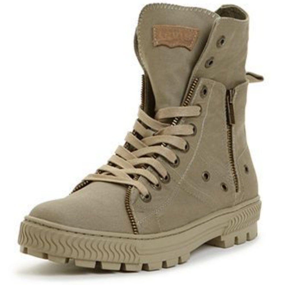 Levi's Canvas Sahara Hi-Top Boots